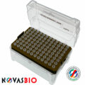 0.5-10µl Pipette Tips, Extended Length, Natural, Racked, Pre-Sterilised