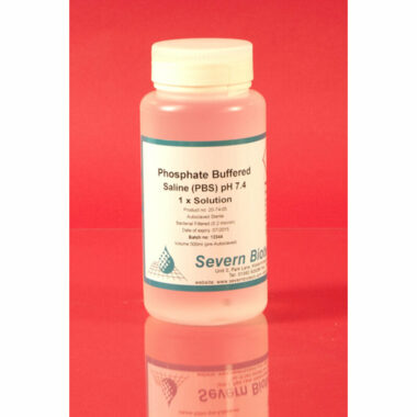 Phosphate Buffered Saline 1X STERILE 0.2m FILTERED pH 7.4