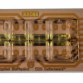 ECIS 8 well chamber with 2 independent (0.049 sqr.mm ) electrodes per well. (4 wells addressable at a time) PET substrate