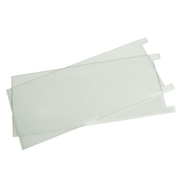 CSQ-20 Glass plates, Pk/2 Notched, Toughened