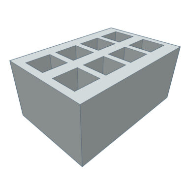 microBLOCK Block for 8 x 12.5 x 12.5ml Cuvettes