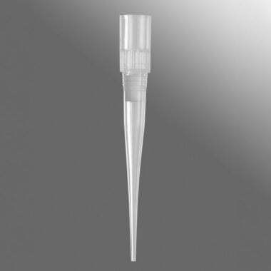 Beckman Coulter® Style, 384-well tips, 30µL, Clear, Filtered, Sterile, Fine Point, SLAS Rack, Single Pack