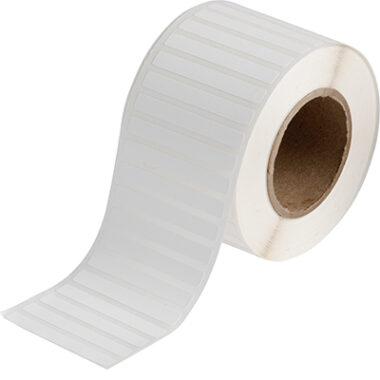 Polypropylene Labels for J2000 printer - Inkjet Receptive Polypropylene - 50.8mm x 6.35mm