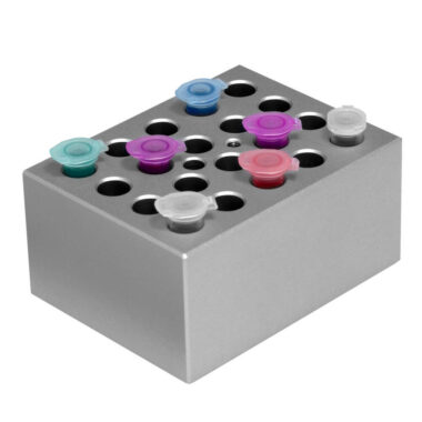 CUBE Dry Bath Double side block : one side for 1.5 or 2.0 ml tube