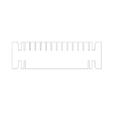 multiSUB-4 Comb, 12/1 sample, 1 mm thick