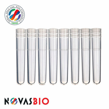 1.1ml Mini Tube, 8-Strips Tubes, Natural, Racked (96 Tube-Slot), Sterile