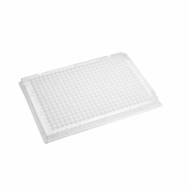 384-well Polypropylene PCR Microplate, Full Skirt, Clear, Nonsterile