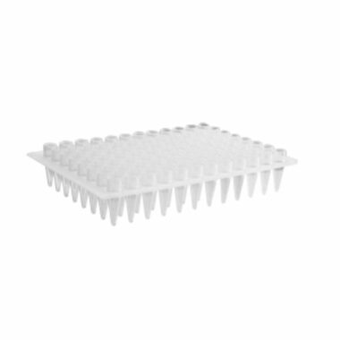 96-well Polypropylene PCR Microplate, No Skirt, Elevated Wells, Compatible with MegaBACE Sequencer, Clear, Nonsterile