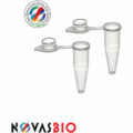 0.2ml Thin Wall PCR Tubes with Frosted Flat Caps