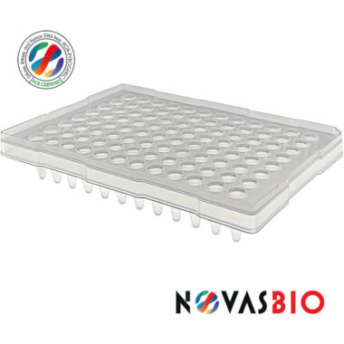 96 Well PCR Plate, Half Skirt, ABI compatible