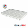 96 Well PCR Plate, Half Skirt, Clear