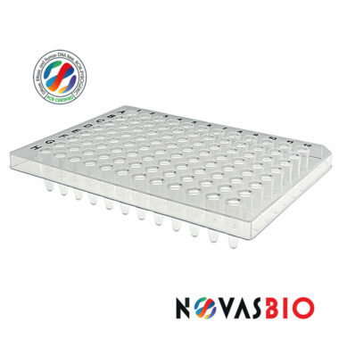 96 Well PCR Plate, Half Skirt, Clear