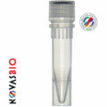 1.5ml Self Standing Screw Cap Tube, Clear with Clear Screw Cap, Non-Sterile, Unassembled