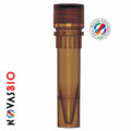 1.5ml Self Standing Screw Cap Tube, Clear, with Red Screw Cap, Non-Sterile, Unassembled