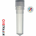 2.0ml Conical Bottom Screw Cap Tube, Clear, with Clear Screw Cap, Non-Sterile, Unassembled