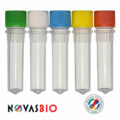 2.0ml Conical Bottom Screw Cap Tube, Clear, with Clear Screw Cap, Non-Sterile, Unassembled