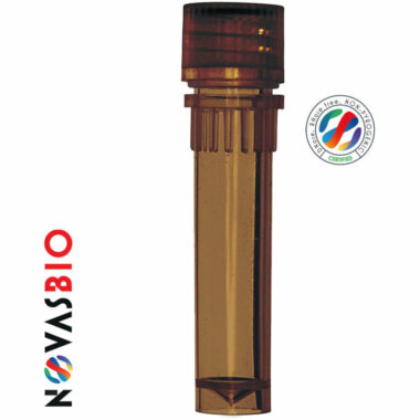 2.0ml Self Standing Screw Cap Tube, Amber, Sterile