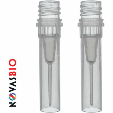 0.5ml Extended Screw Cap Tubes, Natural,  Self-Standing