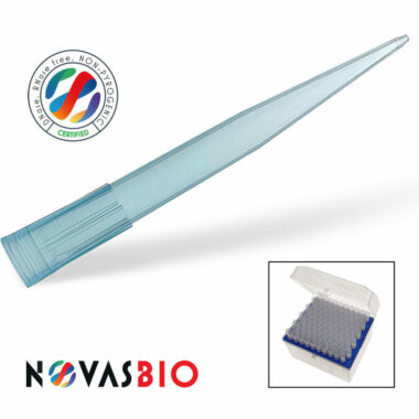 100-1000µl Pipette Tips, Blue, Racked, Bevelled, Pre-Sterilised