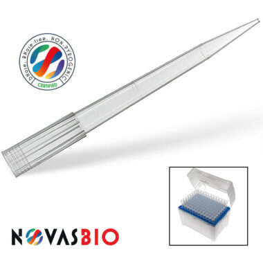 100-1200µl Pipette Tips, Natural, Racked, Pre-Sterilised