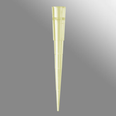 200 µL Pipet Tips, Graduated, Yellow, Nonsterile, Bulk Pack, 500 Tips/ Pack, 20 Packs/Case