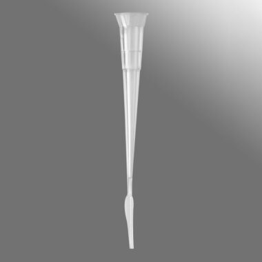 10 µL Microvolume Gel Loading Pipet Tips, Flat, Clear, Nonsterile, Rack Pack, 200 Tips/Rack, 2 Racks/Case