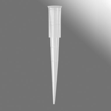 200 µL Universal Fit Pipet Tips, Beveled, Graduated, Clear, Nonsterile, Bulk Pack, 1000 Tips/Pack, 20 Packs/Case