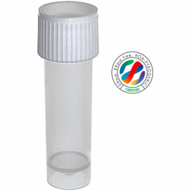 Transport Tubes 5ml Clear Non-Sterilised, Unassembled Caps