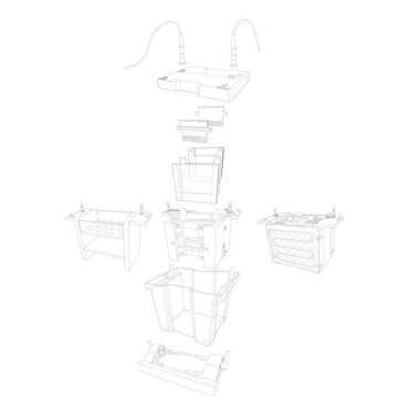 omniPAGE Mini TETRAD, Vertical Electrophoresis for 4 Handcast Gels