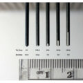 96 Pin Multi-Blot Replicator, on 9 mm centers, 1.58 mm Pin Diameter, 45 mm long, 2 ul Slot in chamfered tip