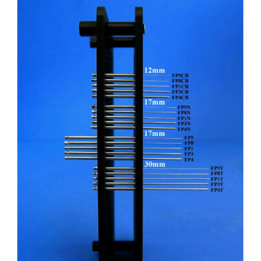 0.229 mm Diameter Tube Style Floating Pin with Blunt tip, 17 mm exposed, Hydrophobic