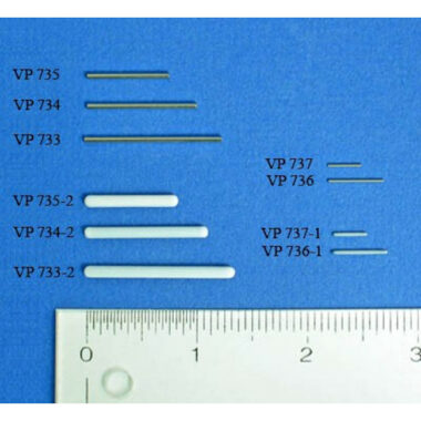 PTFE Encapsulated Stainless Steel Stick Stirrer for 96 Deep Well Microplates or Tubes, 2.5 mm Diameter x 34.6 mm length