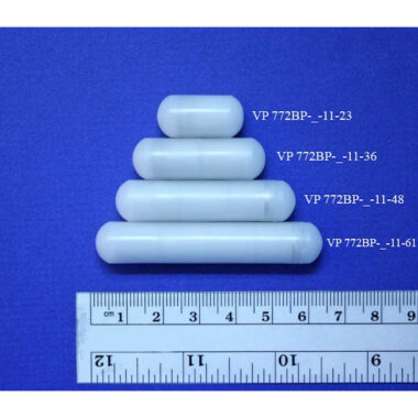 PVDF encapsulated NdFeB Stir Bars for Bottles, 11.5 mm  Diameter x 60.9 mm Length