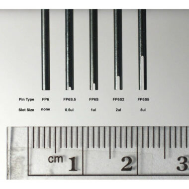 96 Floating E-Clip style Pin Multi-Blot Replicator, on 9 mm centers, 1.58 mm Pin Diameter, 22.5 mm long, 5 ul Slot Tip