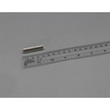 Glass encapsulated Alnico Stir Bar, 8 mm Diameter and 45 mm Long