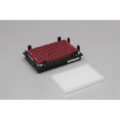 Magnetic Separation Plate for 384 Well PCR microplates, 96 Magnetic (52 MGO) Cylinders,  includes Microplate Registration Base, Plate Handler Compatible, Clearance for Plate Skirt