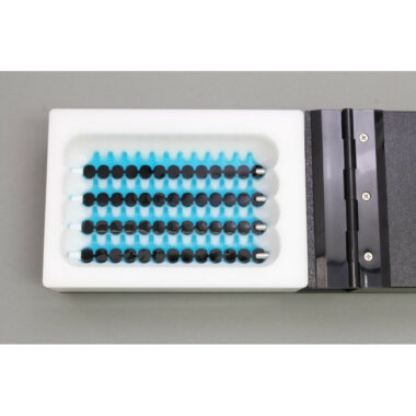 Delrin Suspension Reservoir for 96 or 384 Pipettes, 4 Direct Drive Sealed Bearing Aluminum Bubble Paddles, Sculpted Bottom, for Magnetic Beads Dispensing, Max Capacity ~175 ml, requires VP 769-1 Motor System