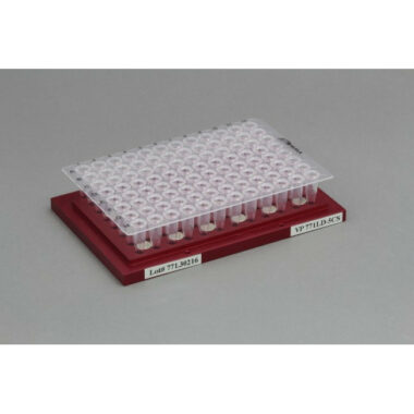 Magnetic Separation Plate for 96 Well PCR Microplates Full Skirted, 24 Magnetic (52 MGO) Cylinders, 96 Chamfered holes for PCR Tubes to Seat Deeper, Step Down Edge, SLAS Footprint, No Registration Base