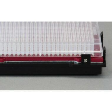 Magnetic Separation Plate for 384 Well Microplates, flat bottom wells only, 425 Magnetic (52 MGO) Cylinders, includes Microplate Registration Base, Plate Handler Compatible