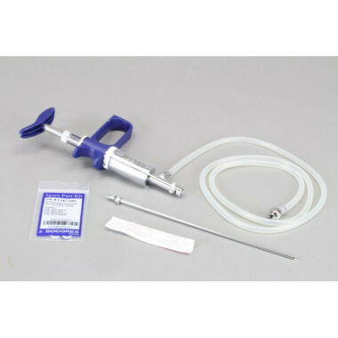 Repeating Dispensing Syringe with 0.5 ml capacity, Feed Tube Kit, spare parts bag, no manifold