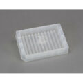 Polypropylene Disposable Reservoir with V Grooves for 96 Robotic Pipettors, Minimum Dead Volume