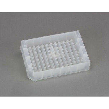 Polypropylene Disposable Reservoir with V Grooves for 96 Robotic Pipettors, Minimum Dead Volume