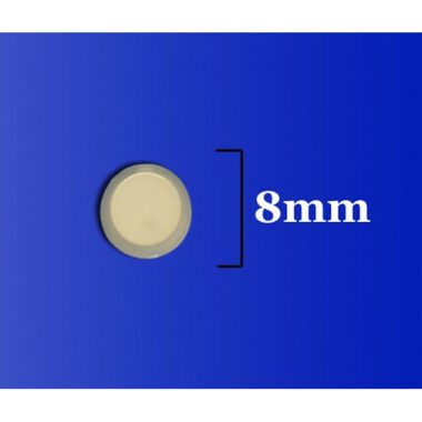 PVDF encapsulated NdFeB Stir Discs for 48 Well Microplates, Tubes, Vials and Syringes, 8 mm Diameter x 1.8 mm Thick