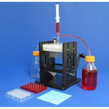 96 Channel Dispenser Manifold on 9 mm Centers and 42 mm Long for Microplates and VP 179A