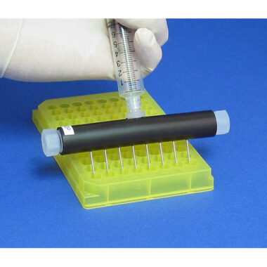 8 Channel Aspiration or Dispensing Manifold on 9 mm centers and 14 mm long for Microplates, Polypropylene Barrel