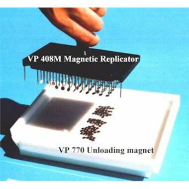 96 Magnetic Steel Pin Multi-Blot Replicator, on 9 mm centers, 1.58 mm Pin Diameter, 22 mm long