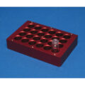 Aluminum Heat Block Insert with Eddy Current Defeating Design, 24 Wells 15.1 mm Diameter 20.7 mm Deep, SLAS Footprint