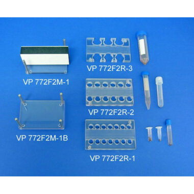 Polycarbonate Tube Rack for 10 & 15 ml Tubes, Mates to VP 772F2M-1 & VP 772F2M-1B, SLAS Footprint