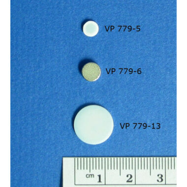 PTFE Encapsulated SmCo Stir Disc, Heat Resistant to 260 C, for Test Tubes, for use with Conventional, Tumble & Lateral Stirrers, 13 mm Diameter x 1.7 mm Thick