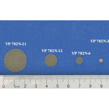 Parylene encapsulated NdFeB (48 MGO) Stir Disc, 3.4 mm Diameter and 0.73 mm Thick